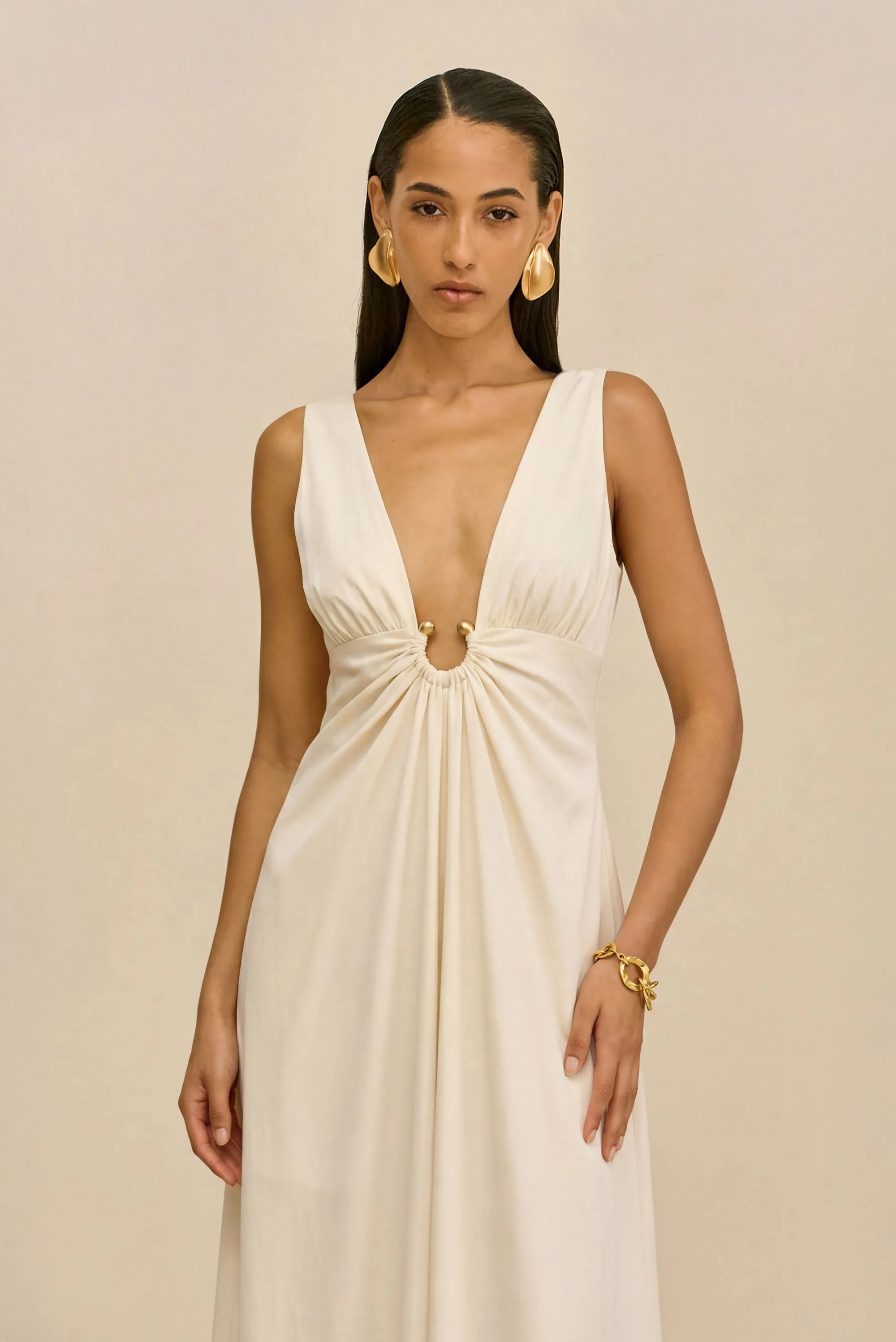 EBISU DRESS - OFF WHITE sold by Cult Gaia product image thumbnail 2