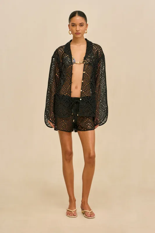 CARIENA SHORT - BLACK made by Cult Gaia