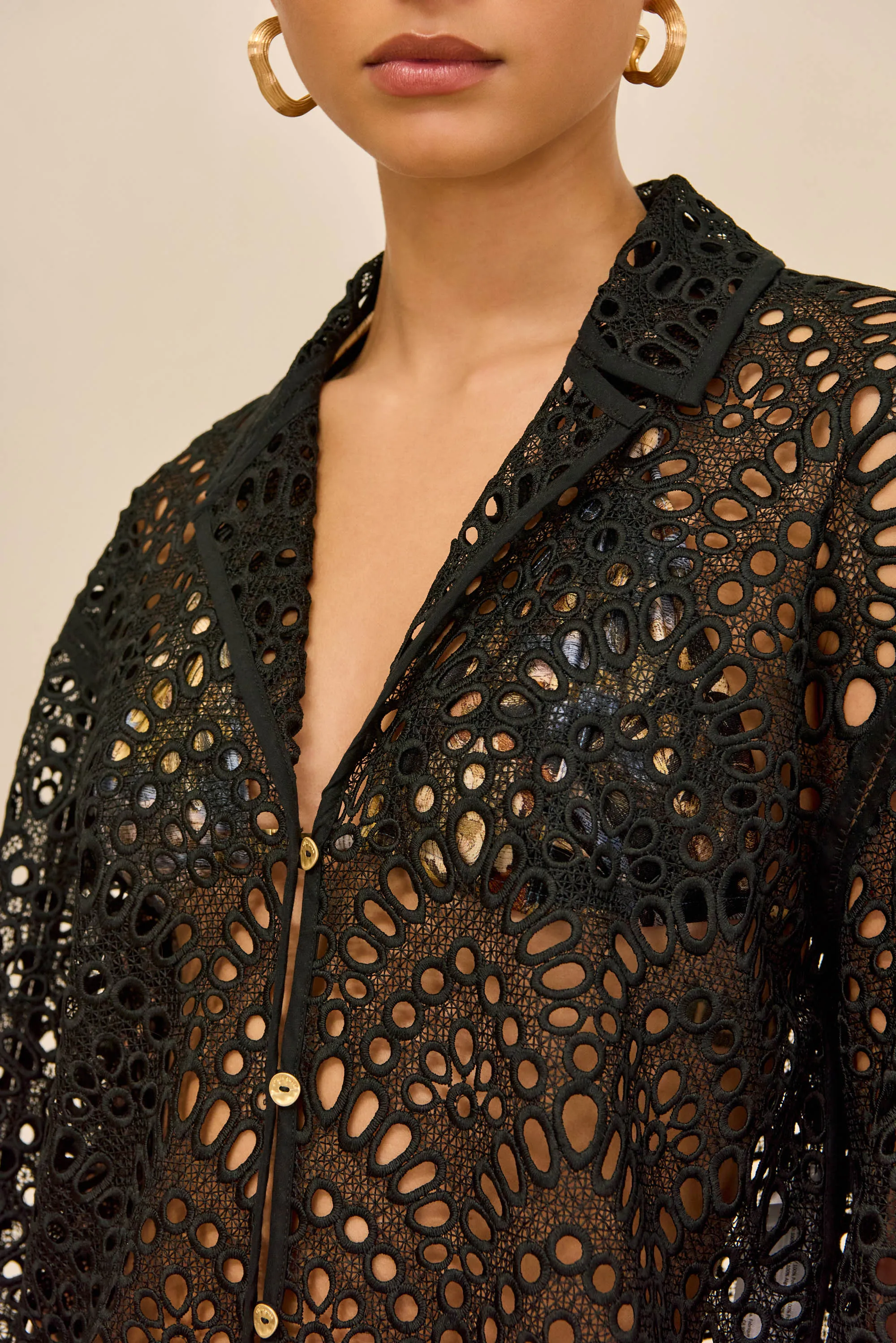 AZIZA TOP - BLACK sold by Cult Gaia product image thumbnail 3