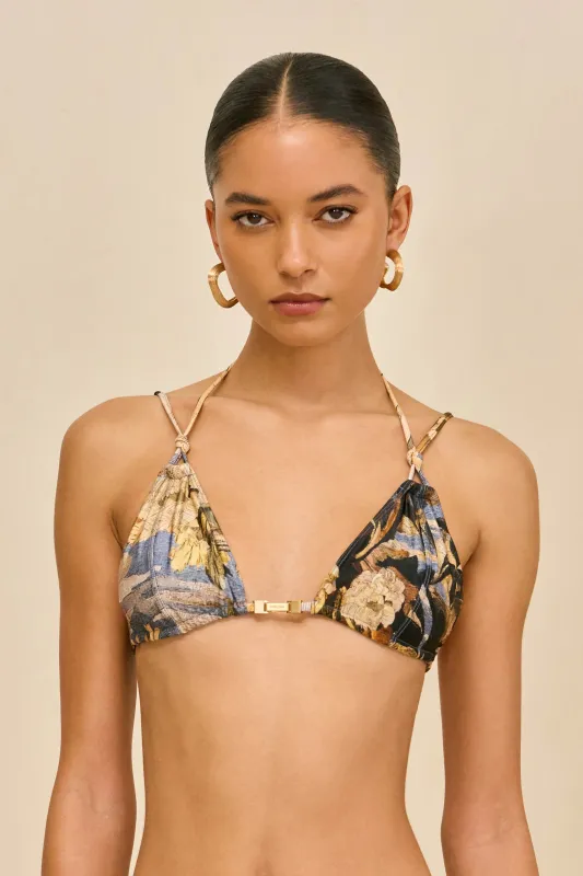 ANOKI BIKINI TOP - WILD DAHLIA sold by Cult Gaia