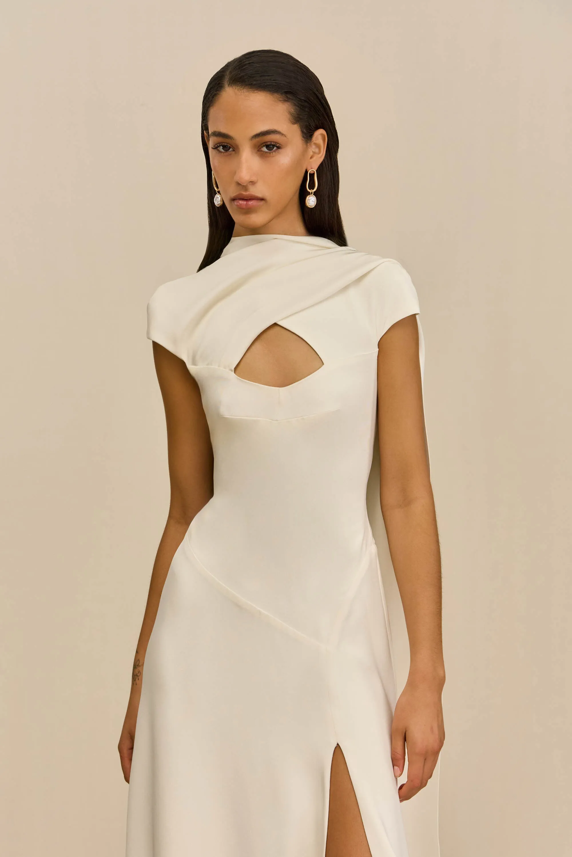 CECILY DRESS - OFF WHITE sold by Cult Gaia product image thumbnail 2