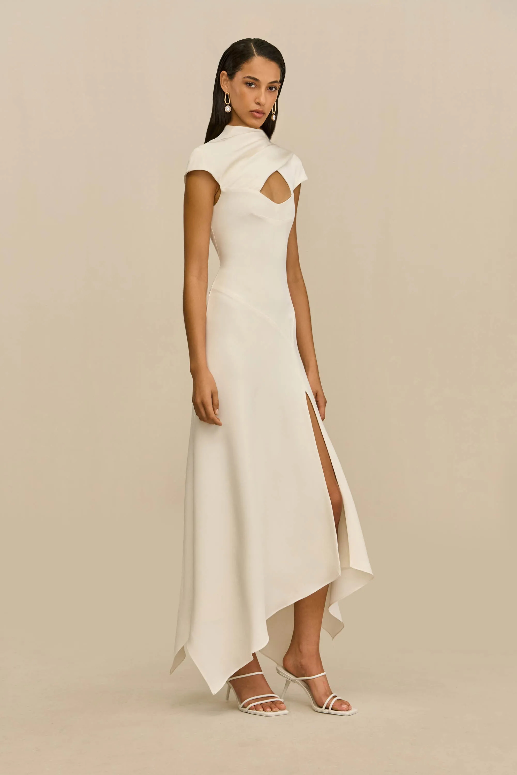 CECILY DRESS - OFF WHITE sold by Cult Gaia product image thumbnail 4