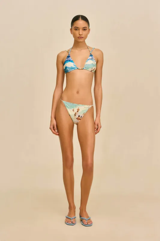 ANOKI BIKINI BOTTOM - RIO BEACH PRINT made by Cult Gaia