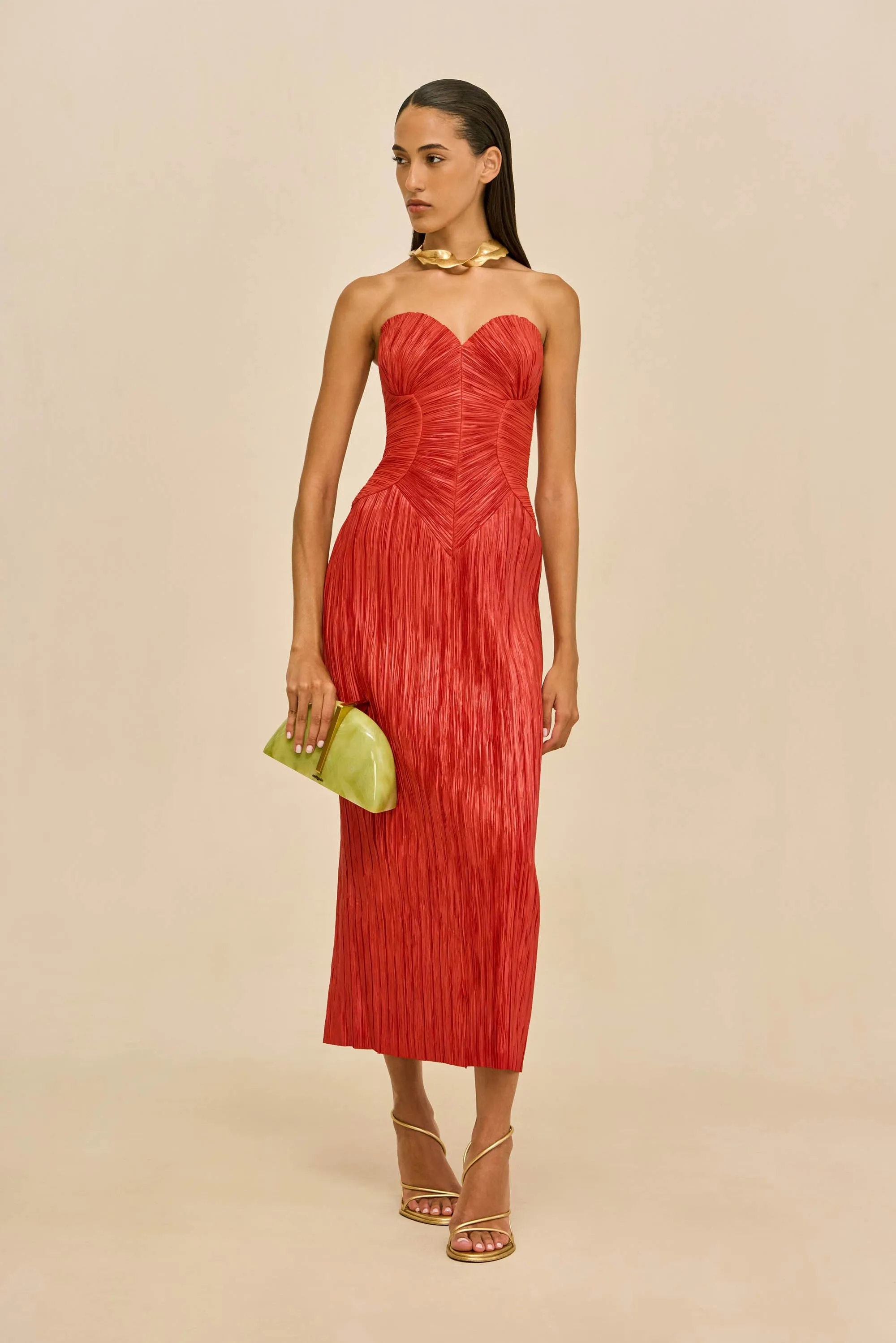 ASHIKA DRESS - CANYON sold by Cult Gaia product image thumbnail 3