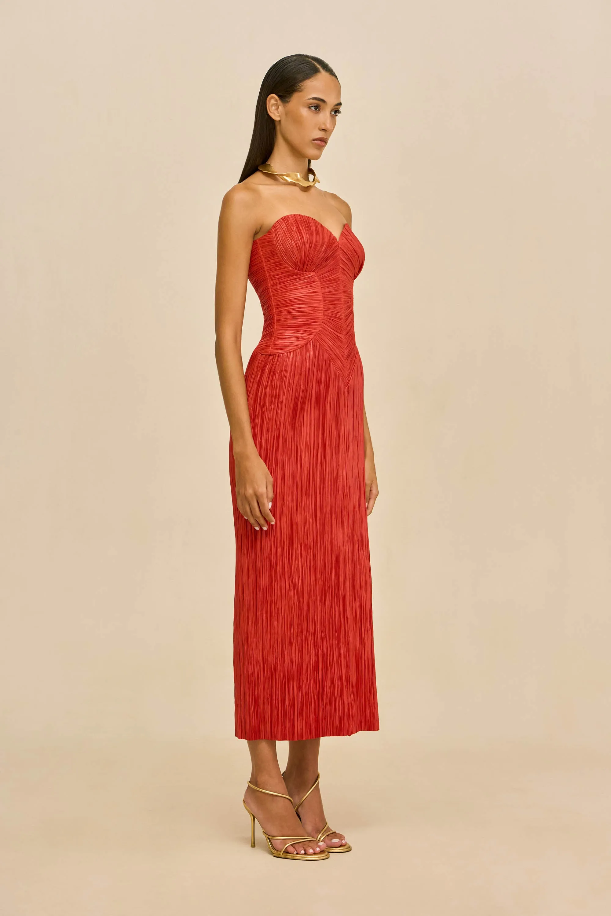 ASHIKA DRESS - CANYON sold by Cult Gaia product image thumbnail 4