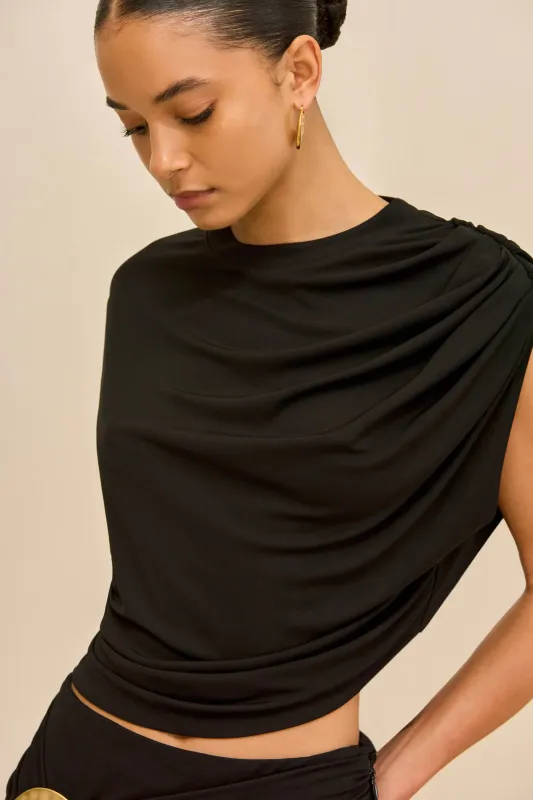 CELENE TOP - BLACK made by Cult Gaia