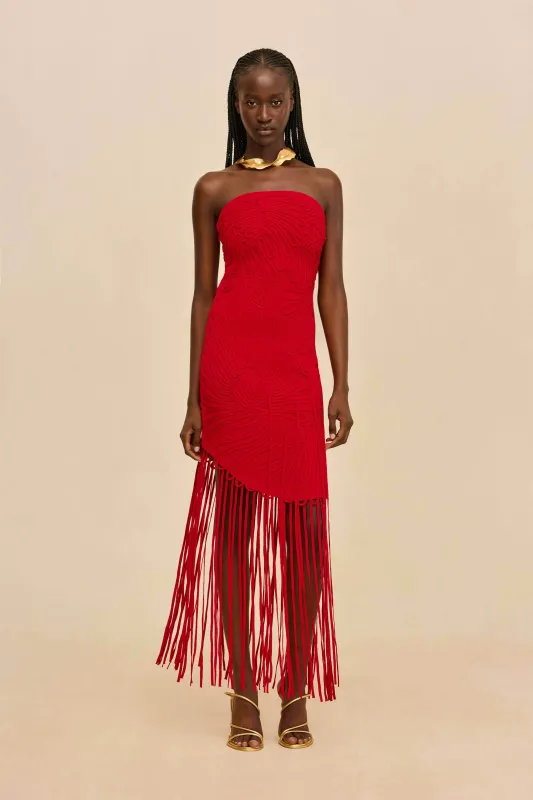 EDINA GOWN - VERMILION made by Cult Gaia