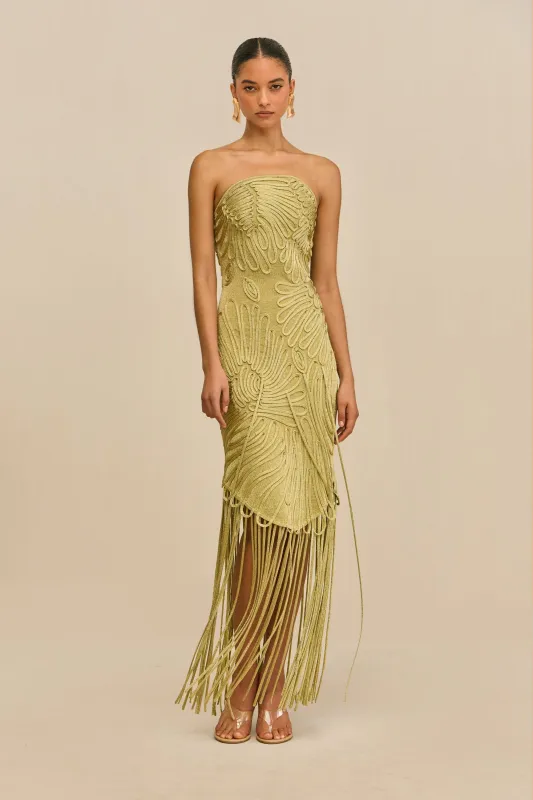 EDINA GOWN - GOLD made by Cult Gaia
