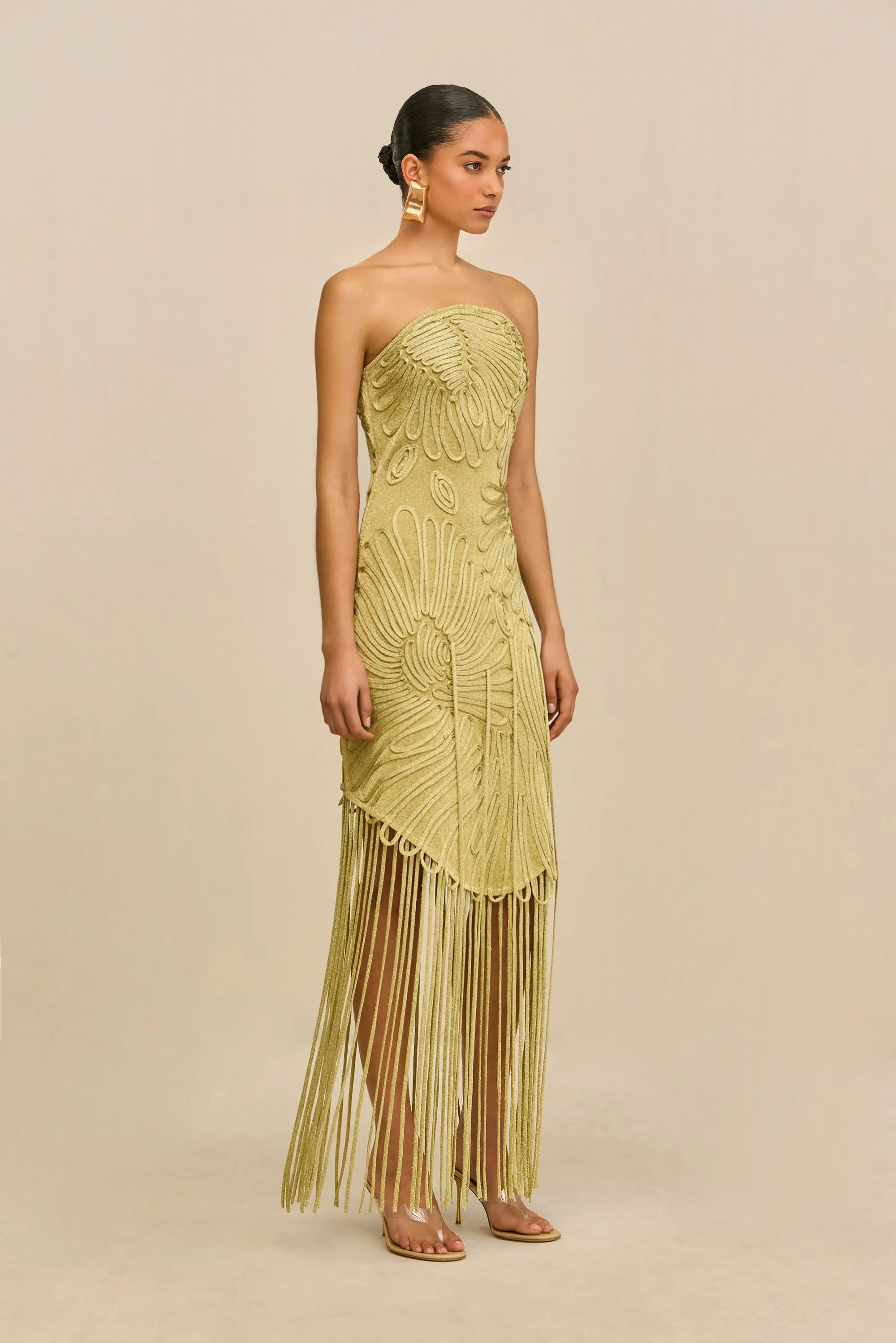 EDINA GOWN - GOLD sold by Cult Gaia product image thumbnail 4