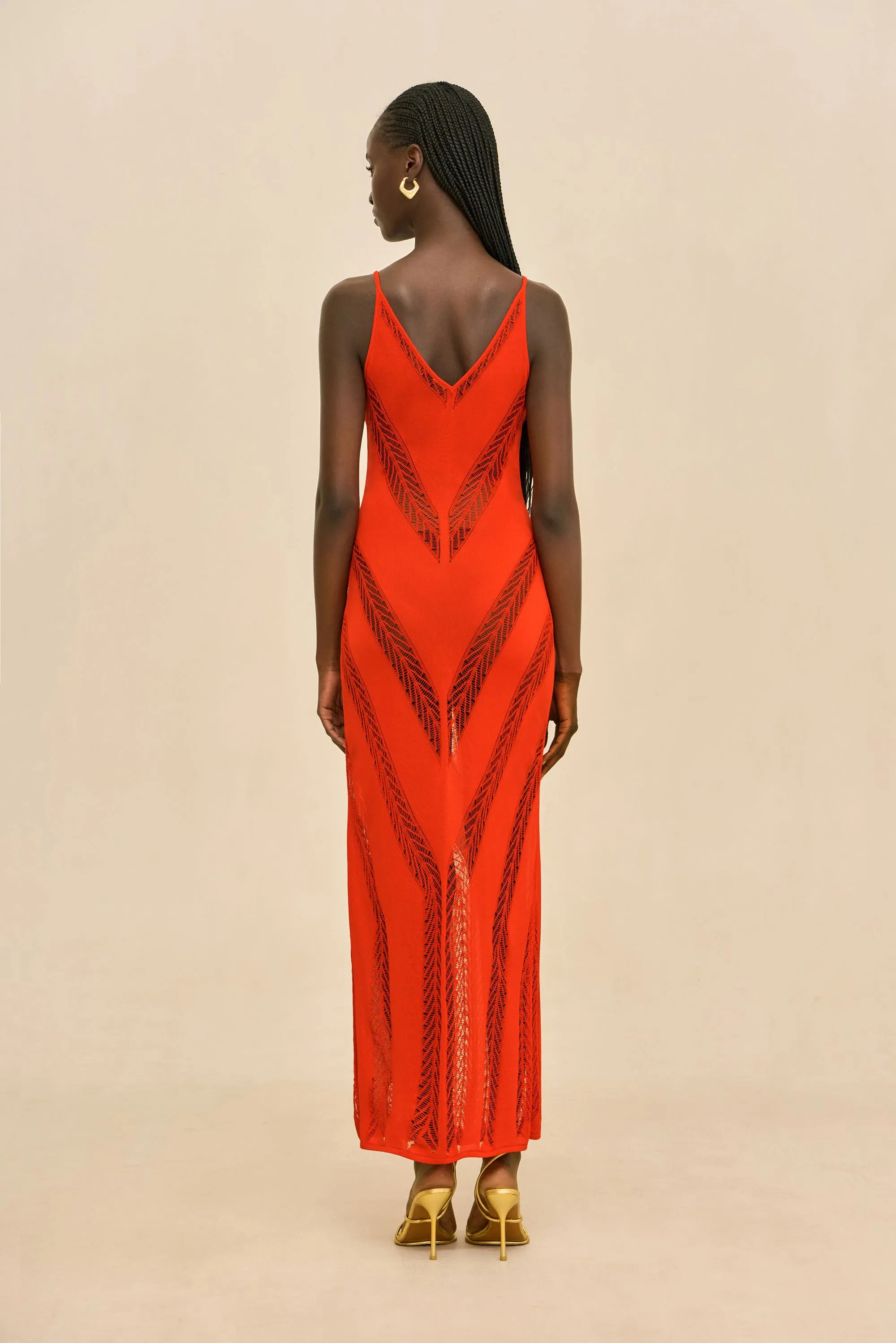 ELZA KNIT DRESS - CANYON sold by Cult Gaia product image thumbnail 5