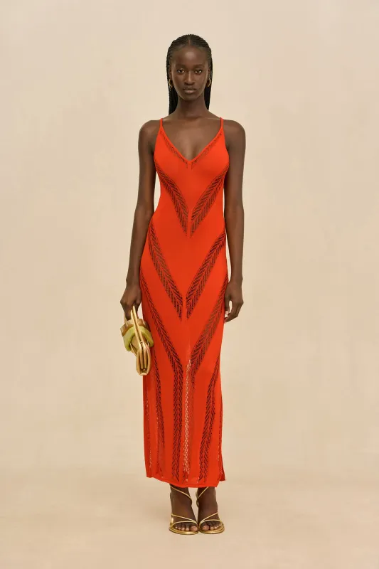 ELZA KNIT DRESS - CANYON made by Cult Gaia