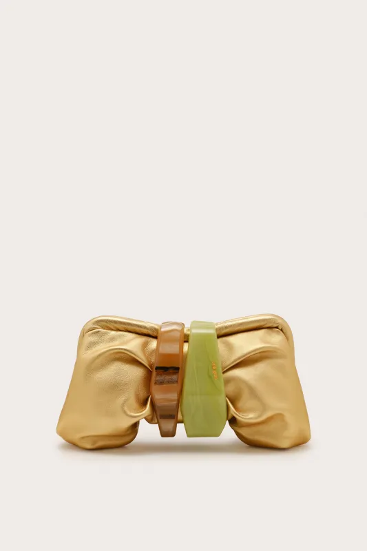 JULITA CONVERTIBLE CLUTCH - BRASS made by Cult Gaia