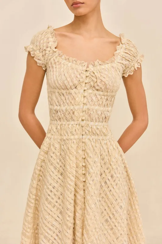 LEYO DRESS - SESAME MULTI made by Cult Gaia