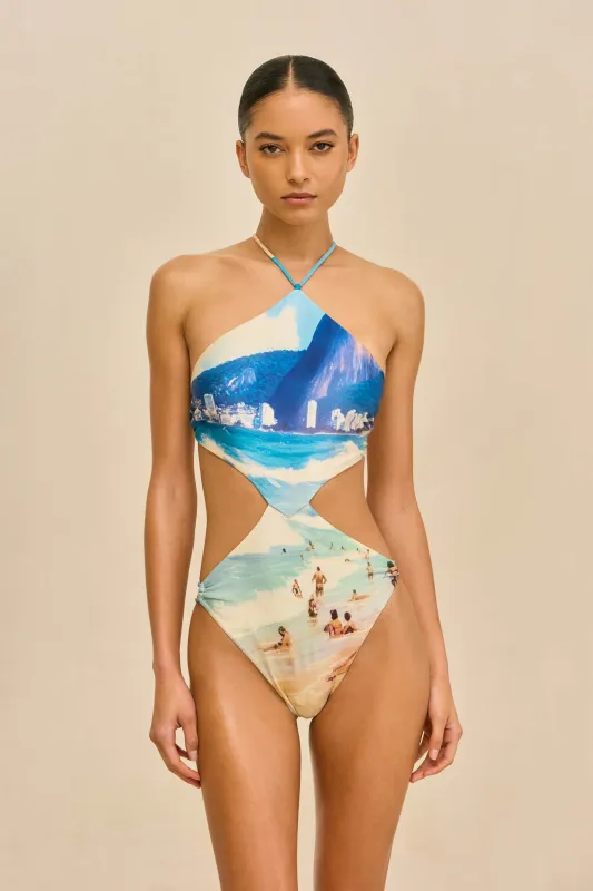 RONAN ONE PIECE - RIO BEACH PRINT made by Cult Gaia