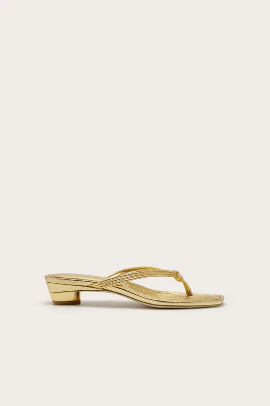 SKYLAR SANDAL - BRASS made by Cult Gaia