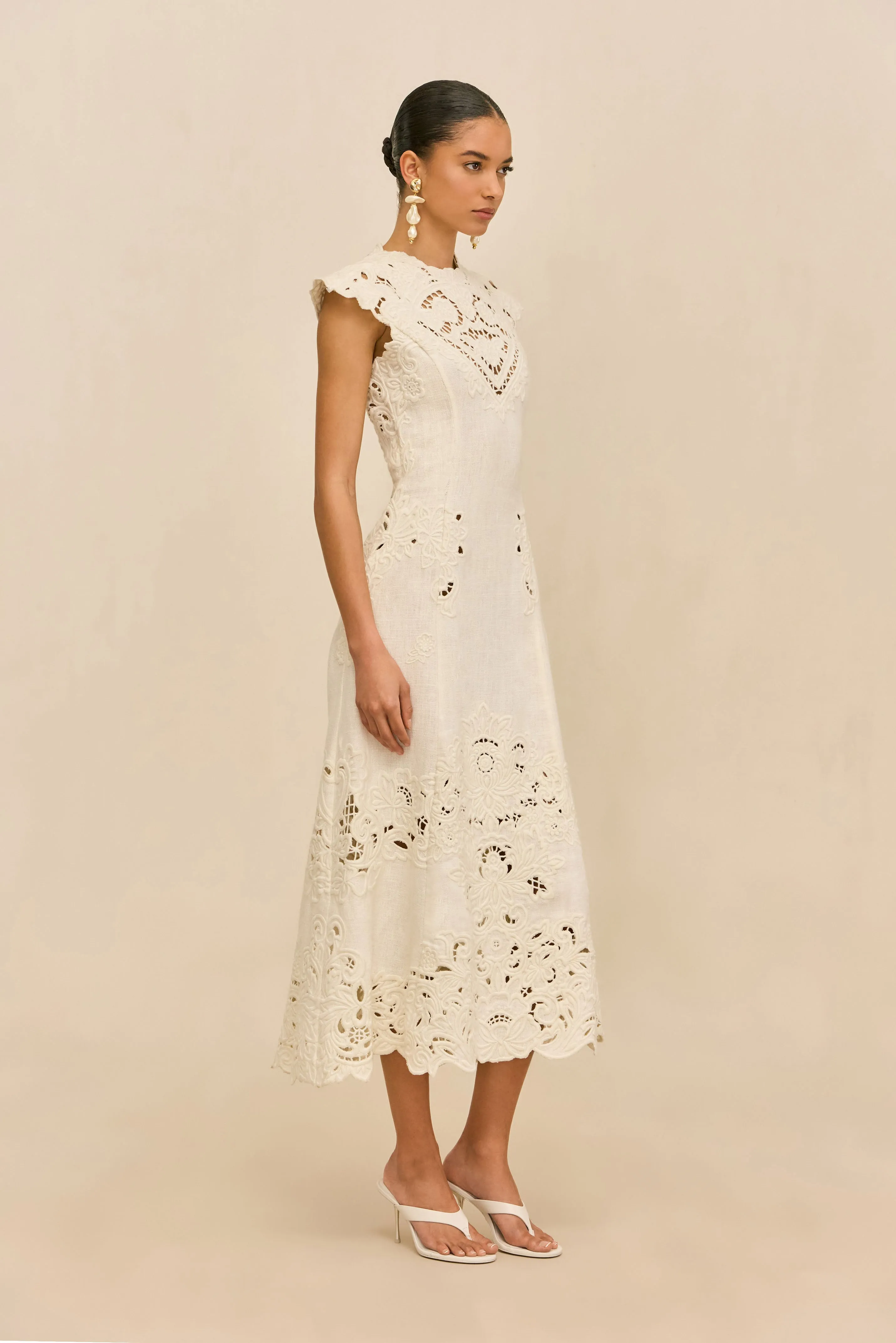 THALASSA DRESS - OFF WHITE sold by Cult Gaia product image thumbnail 5