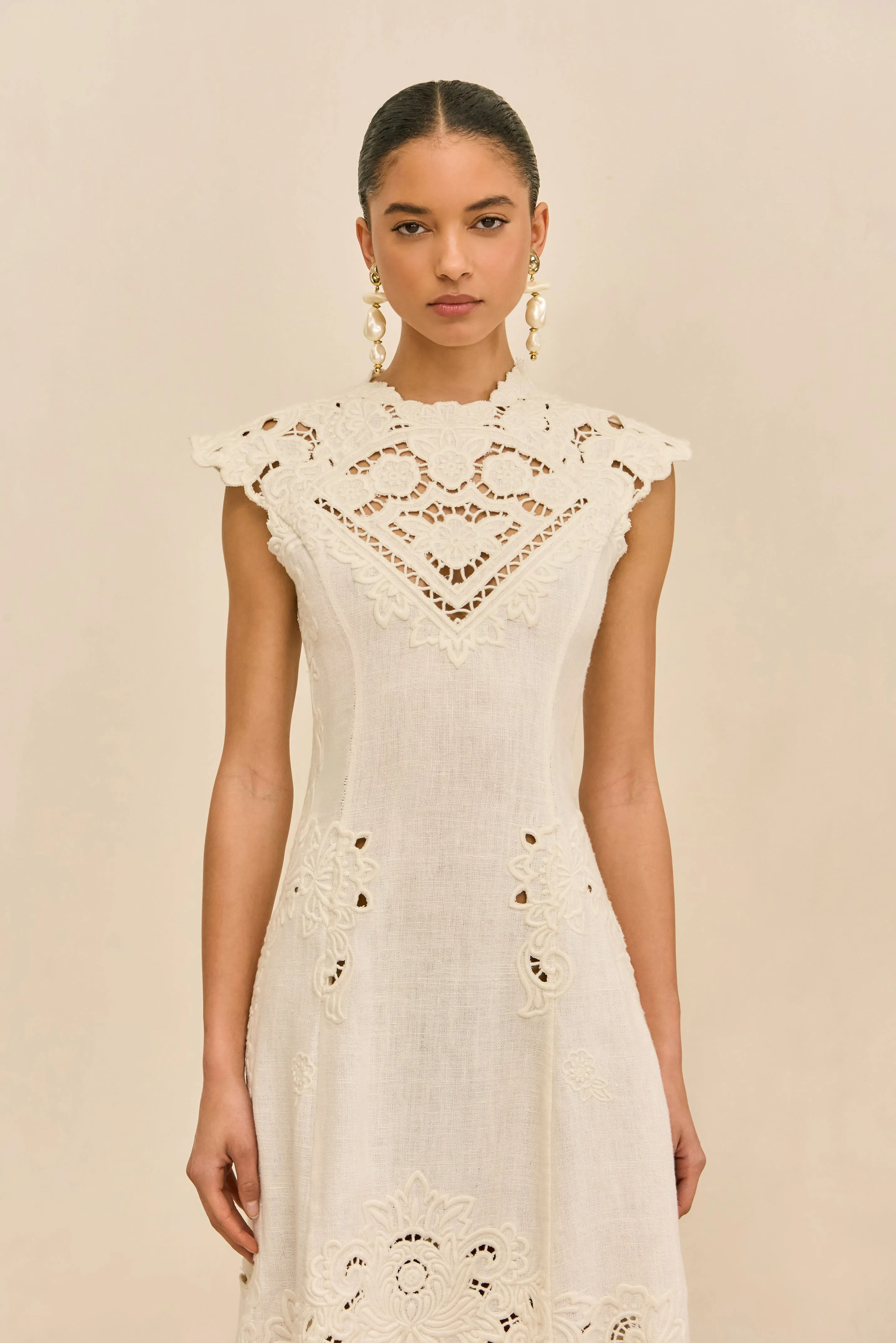 THALASSA DRESS - OFF WHITE sold by Cult Gaia product image thumbnail 4