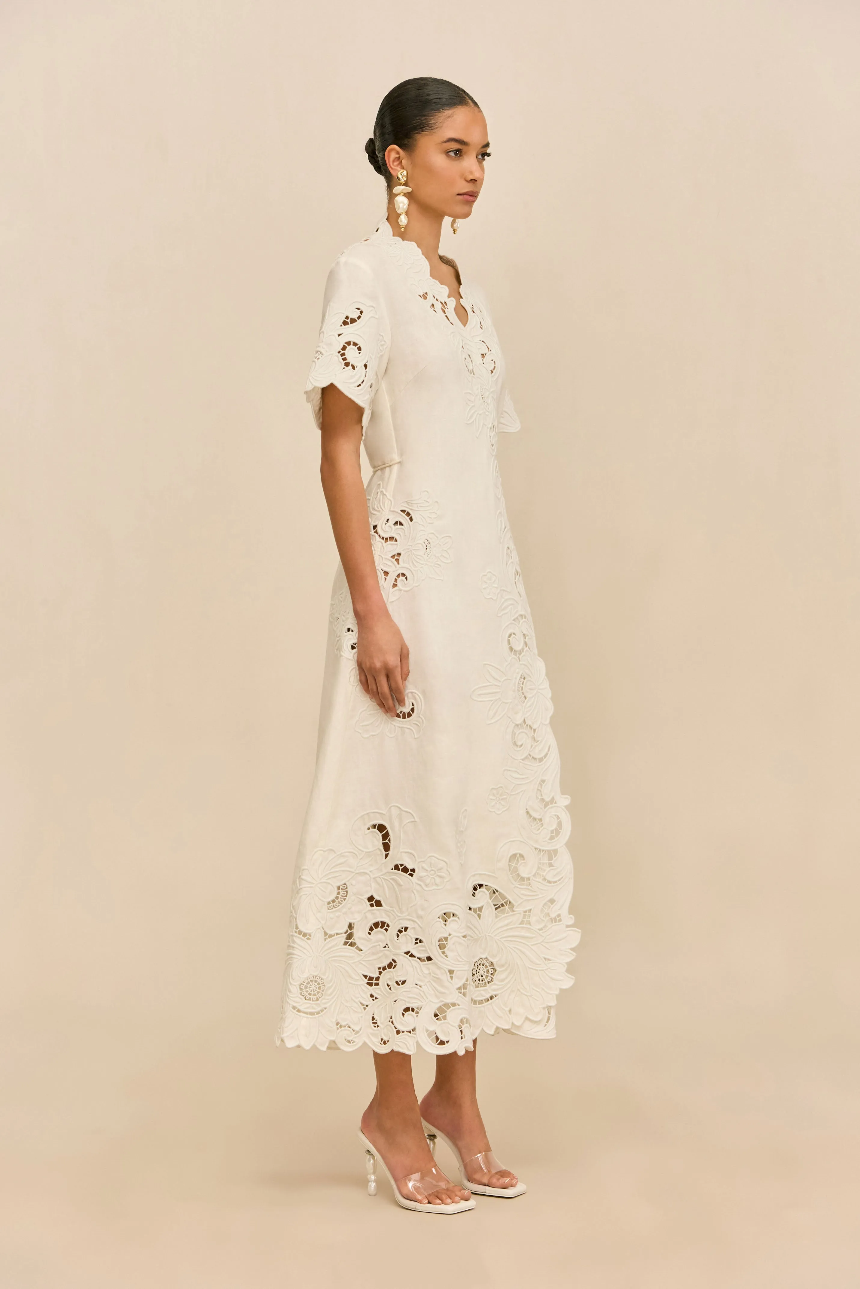 JAIRAYA DRESS - OFF WHITE sold by Cult Gaia product image thumbnail 5