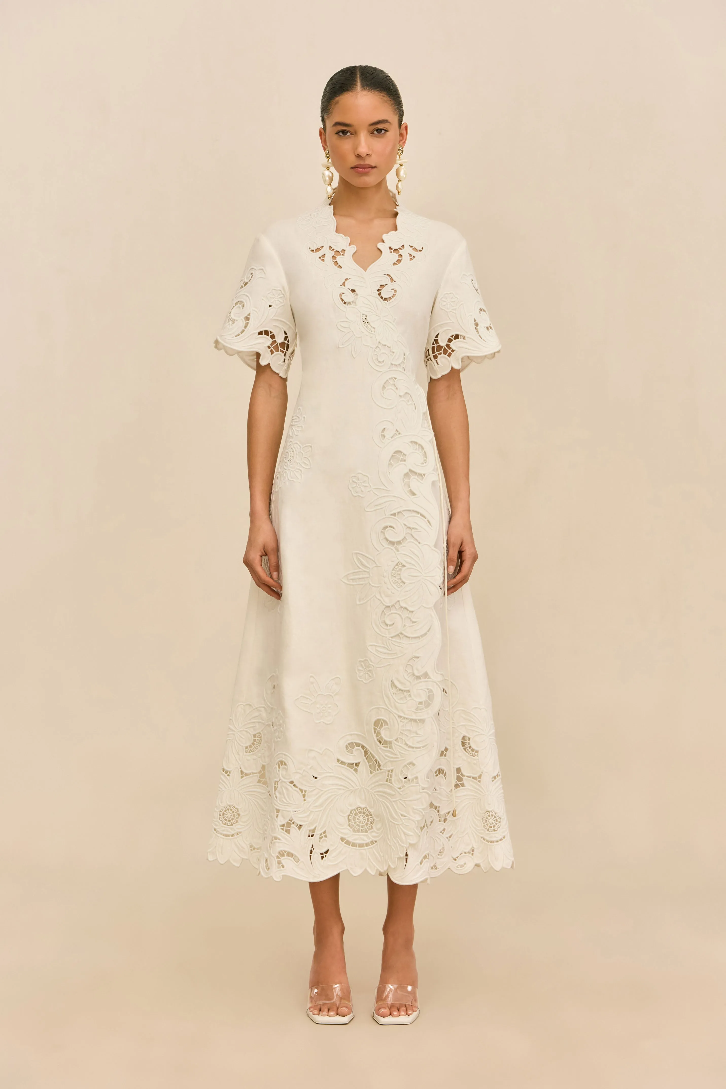 JAIRAYA DRESS - OFF WHITE sold by Cult Gaia product image thumbnail 4