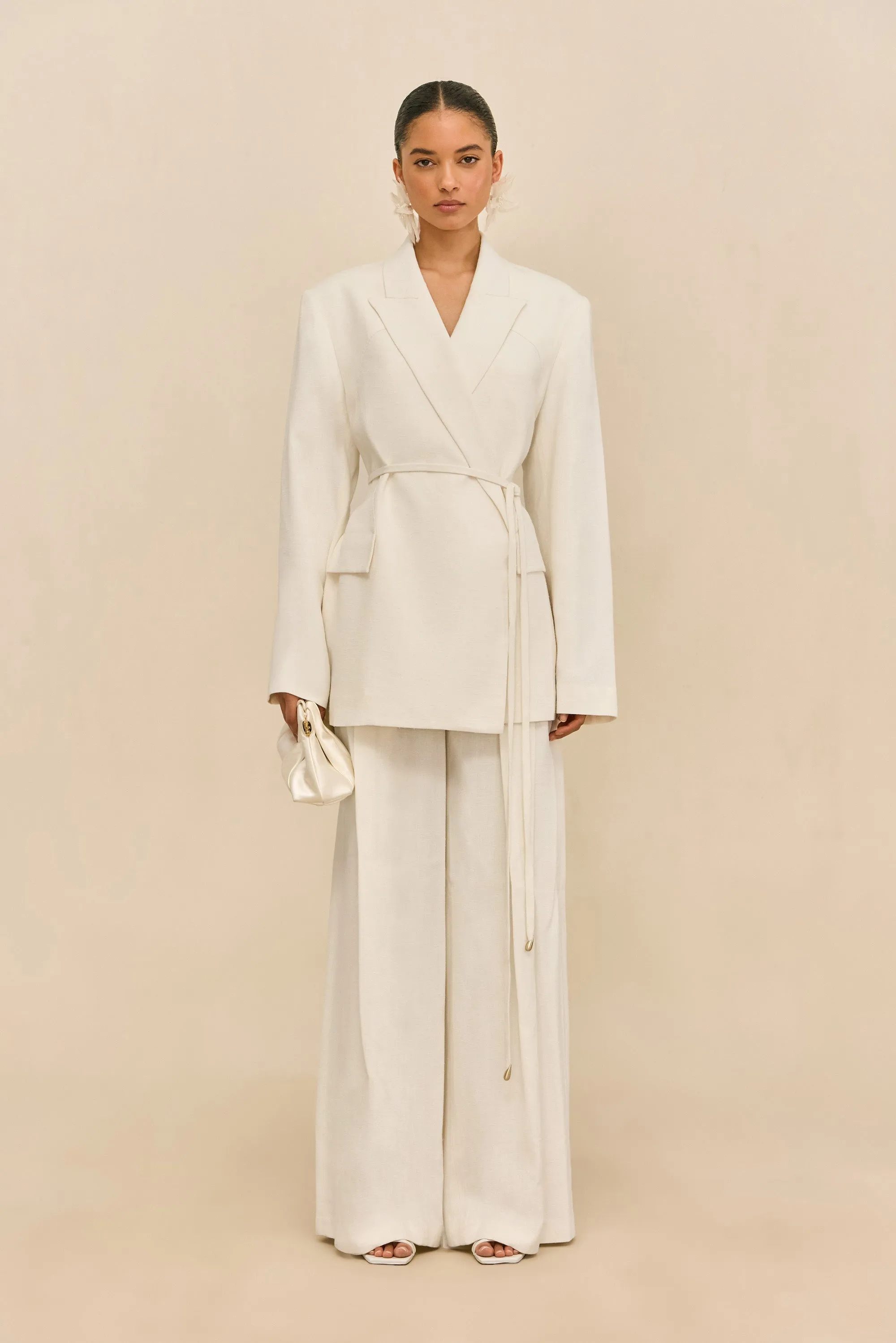 FARIM BLAZER - OFF WHITE sold by Cult Gaia product image thumbnail 3