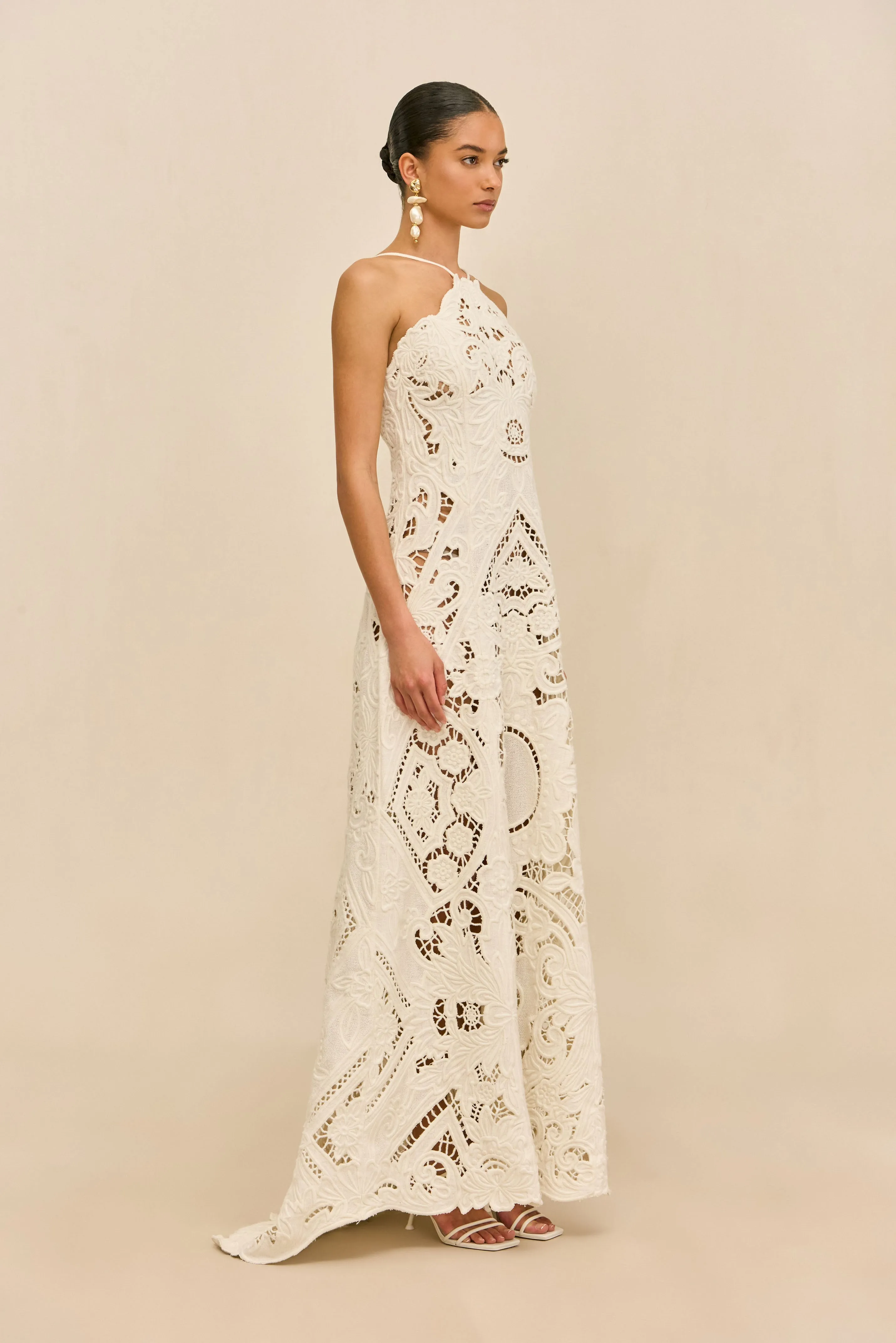 EMMY GOWN - OFF WHITE sold by Cult Gaia product image thumbnail 5