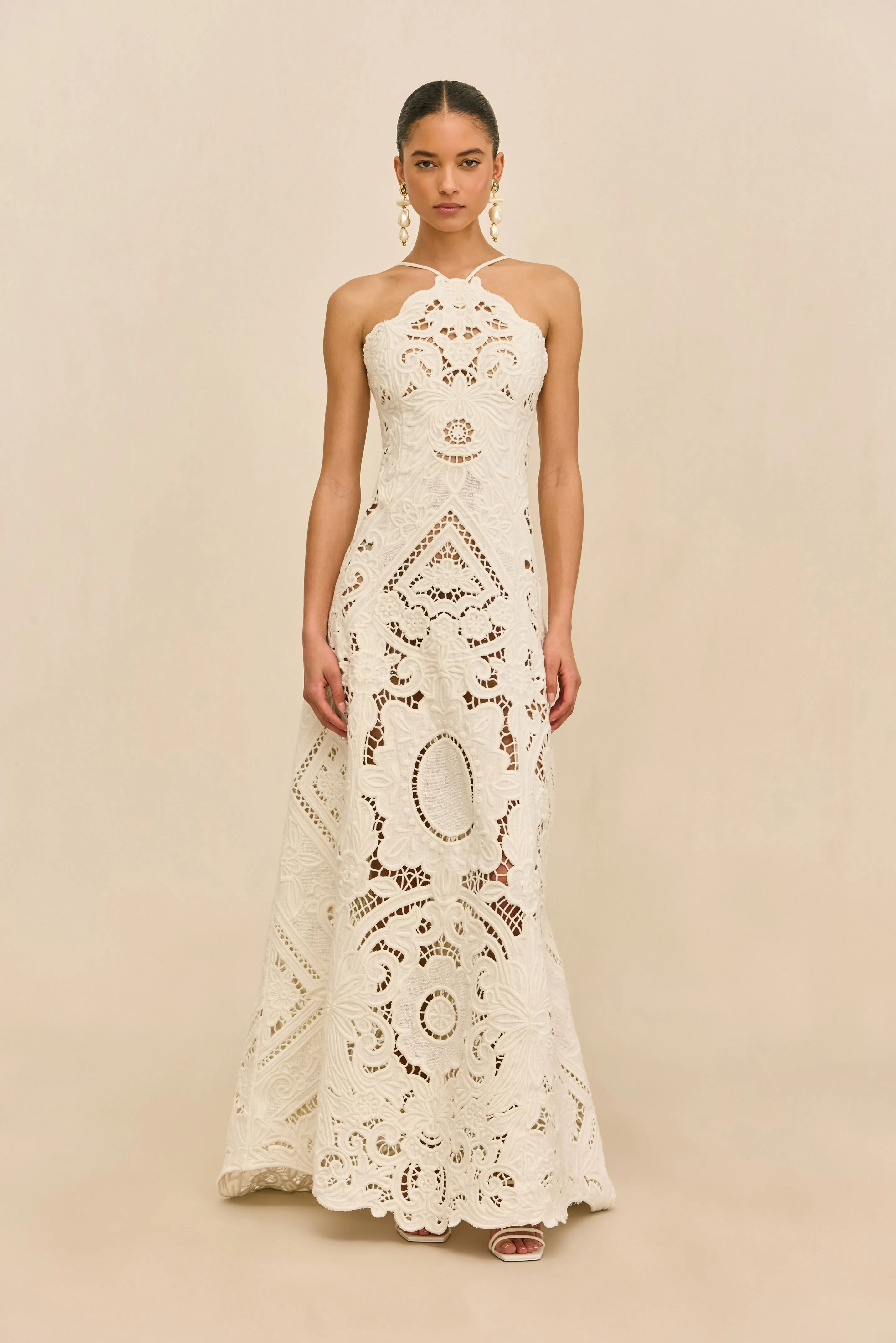 EMMY GOWN - OFF WHITE sold by Cult Gaia product image thumbnail 4