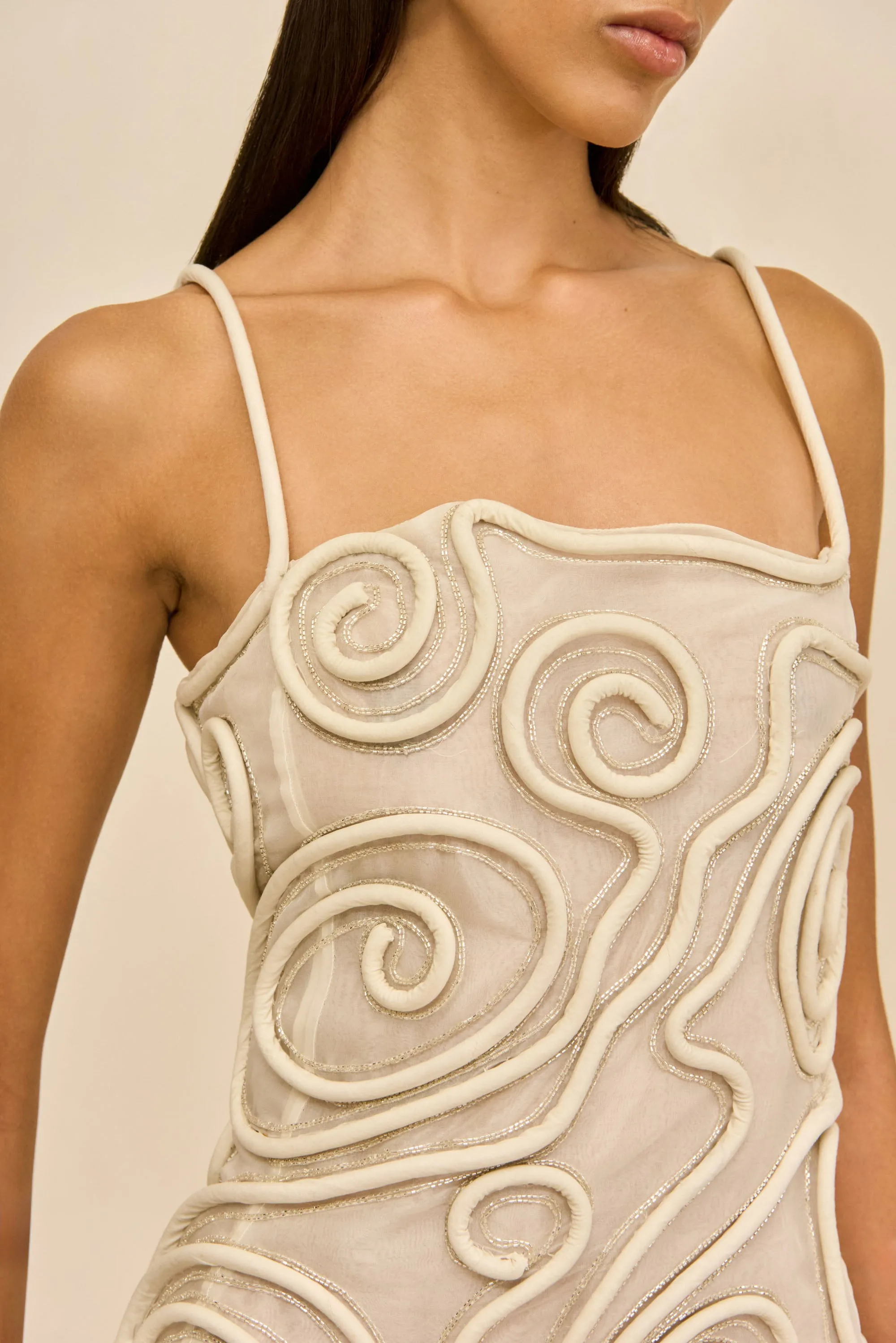 TALINA DRESS - OFF WHITE sold by Cult Gaia product image thumbnail 4