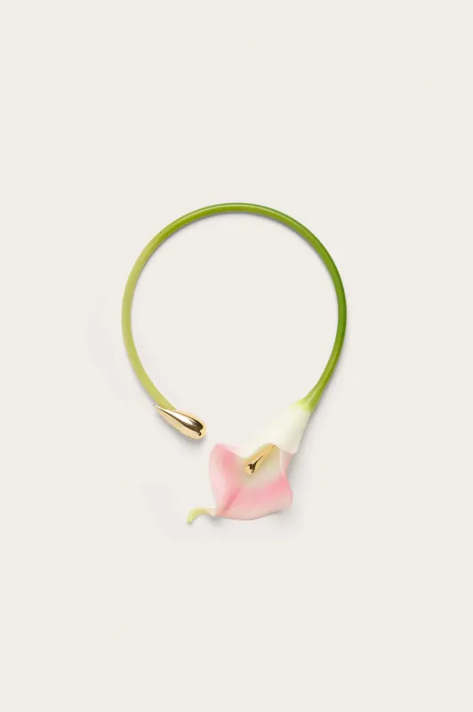 CALLA VINE CHOKER - PINK MULTI made by Cult Gaia