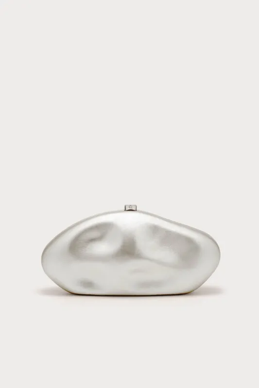 THE CALDERA CLUTCH - MATTE SILVER made by Cult Gaia