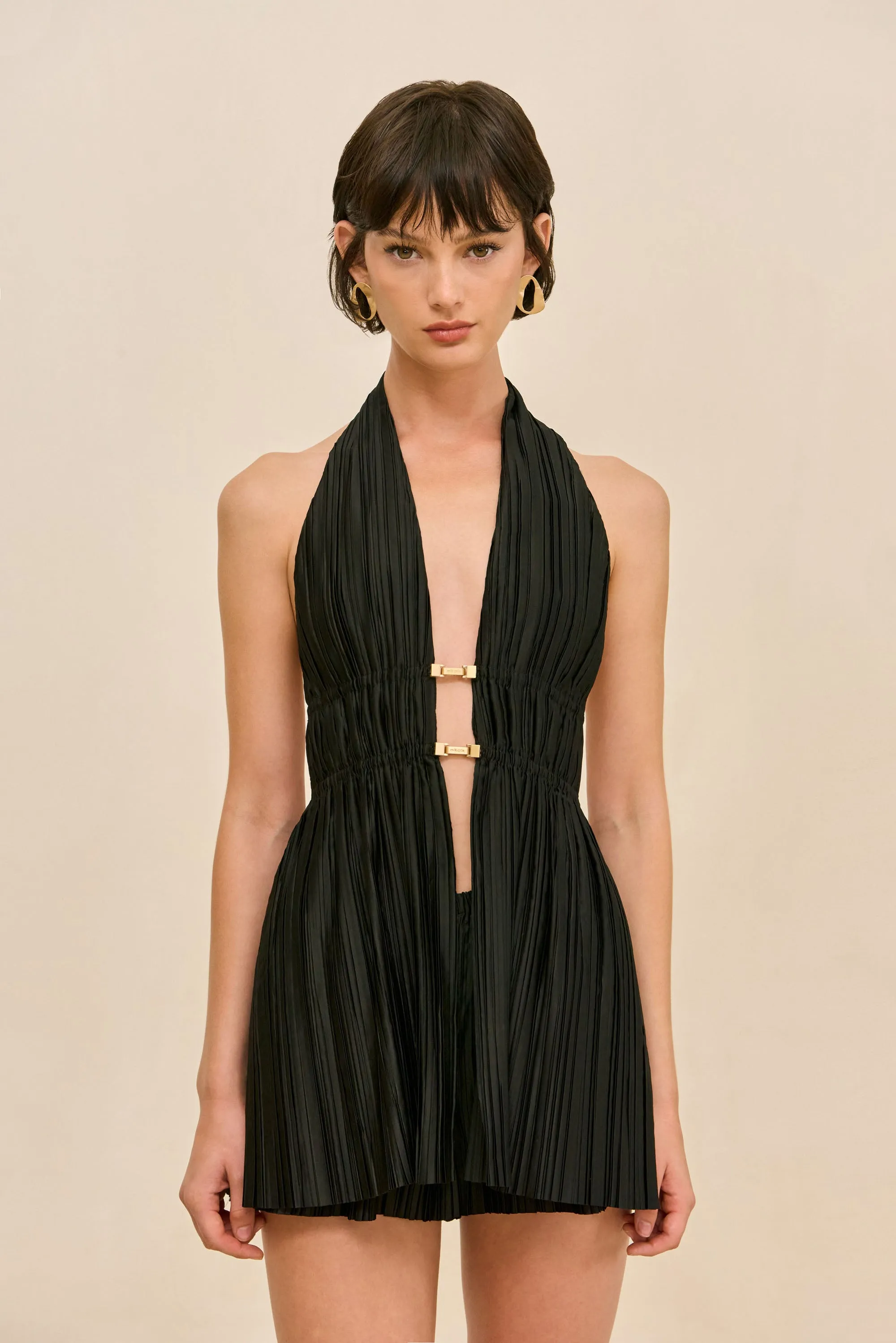 NISSIANA TOP - BLACK sold by Cult Gaia