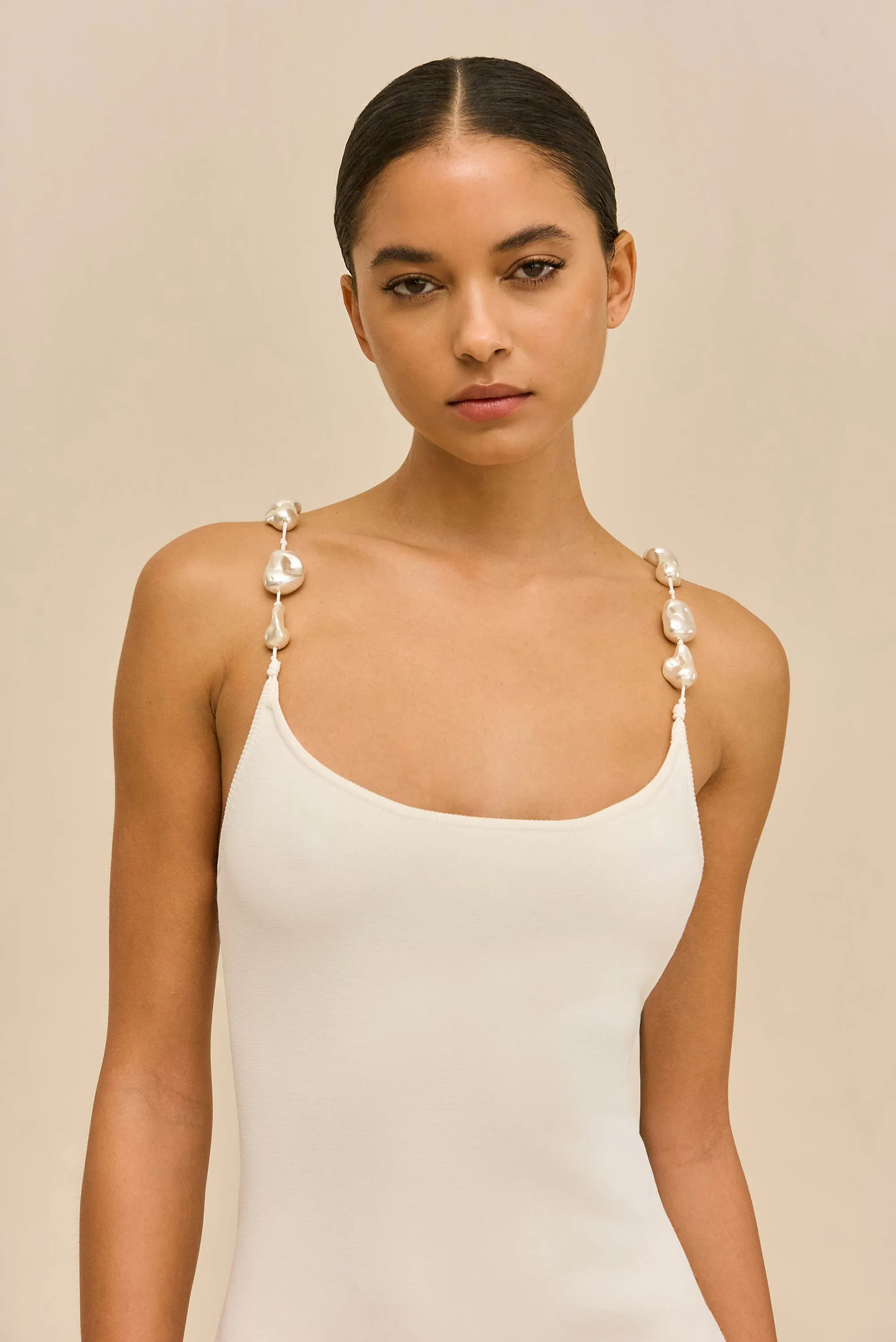 FINLEY KNIT DRESS - OFF WHITE sold by Cult Gaia product image thumbnail 3