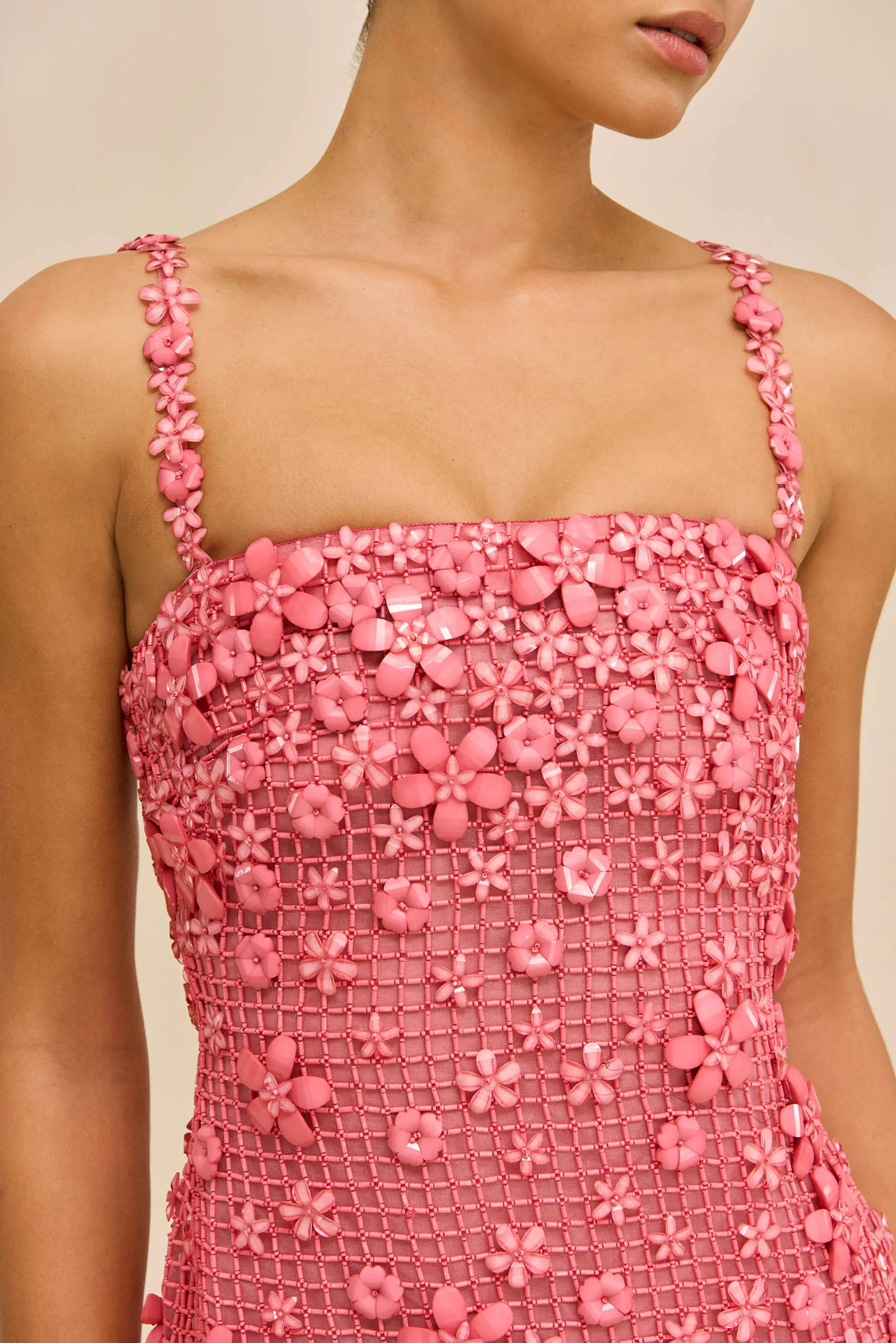 FLORABELLE DRESS - STRAWBERRY sold by Cult Gaia product image thumbnail 4