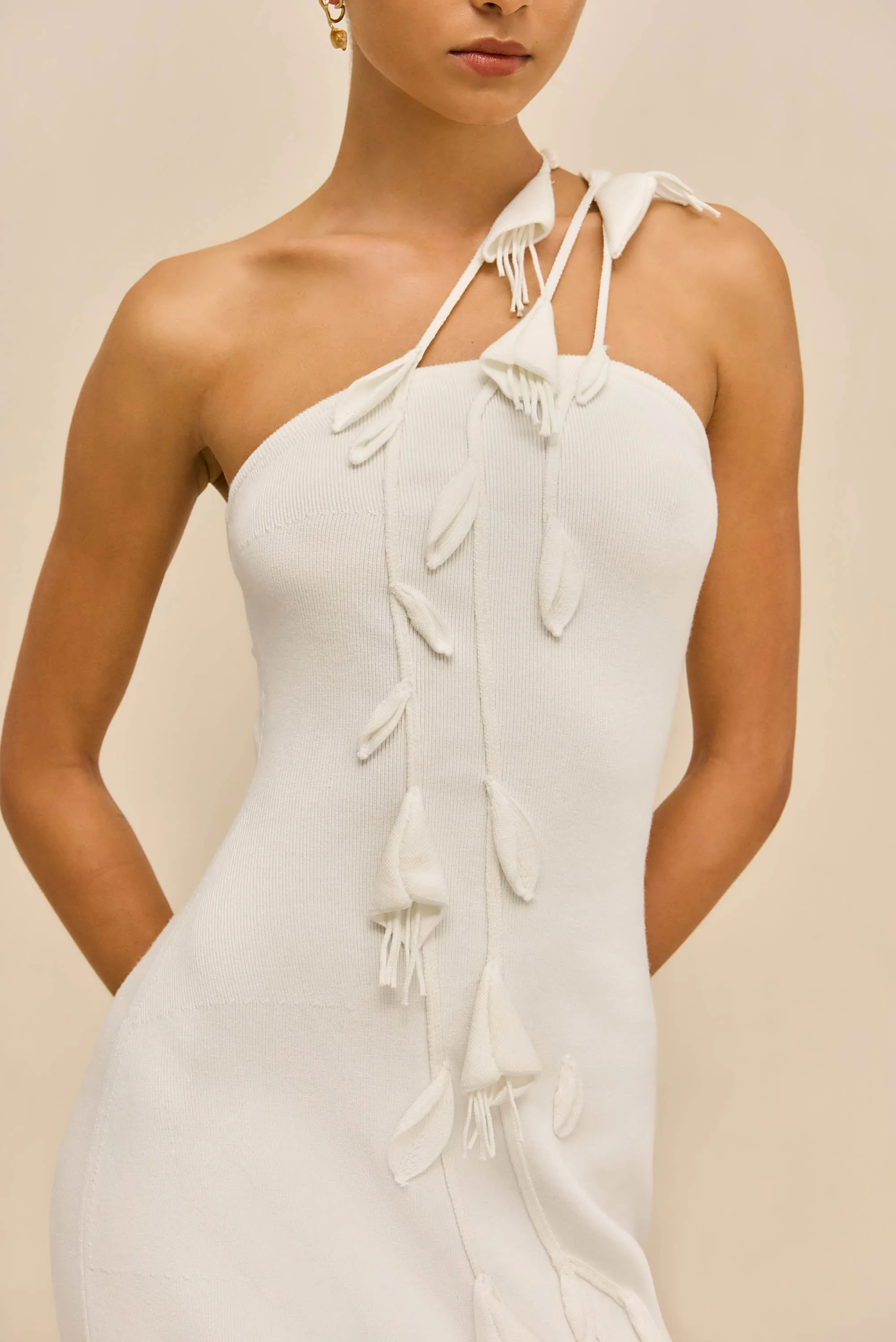 JILLY KNIT DRESS - OFF WHITE sold by Cult Gaia product image thumbnail 4