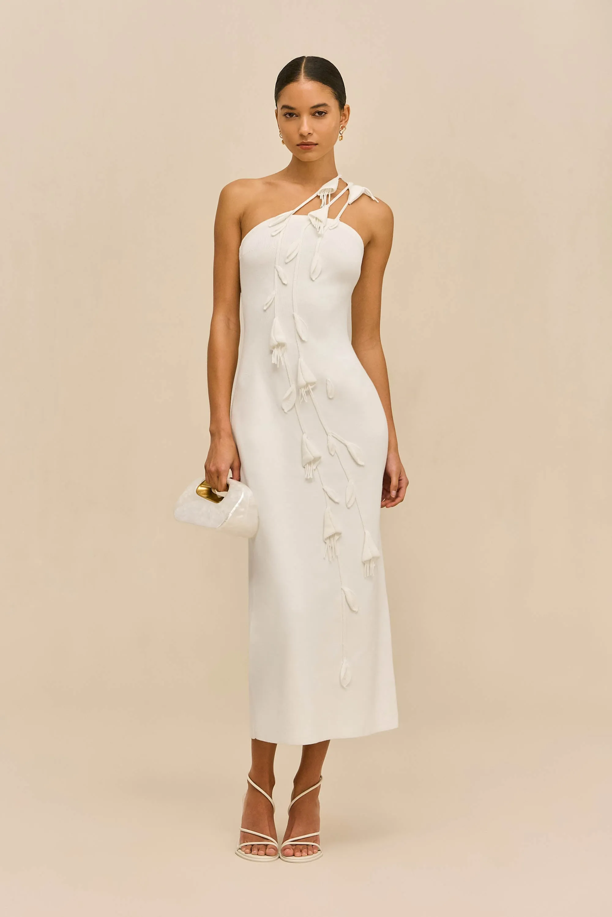 JILLY KNIT DRESS - OFF WHITE sold by Cult Gaia product image thumbnail 3