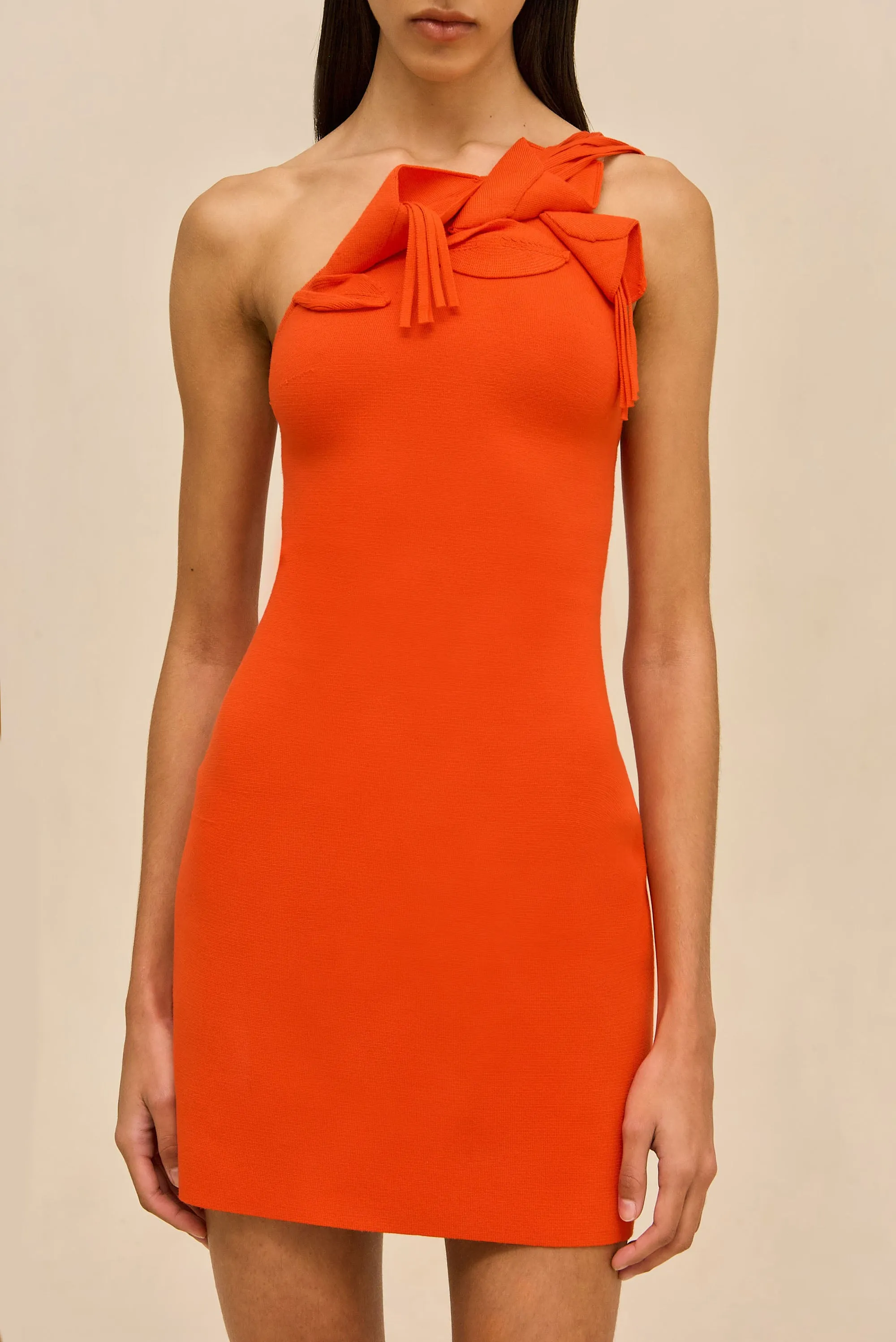 CAMELIA KNIT DRESS - TANGELO sold by Cult Gaia product image thumbnail 3