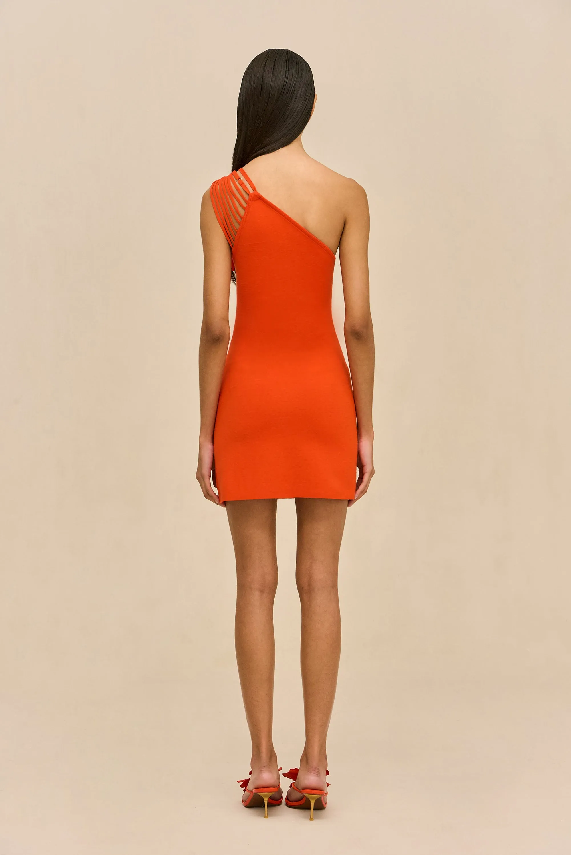 CAMELIA KNIT DRESS - TANGELO sold by Cult Gaia product image thumbnail 5