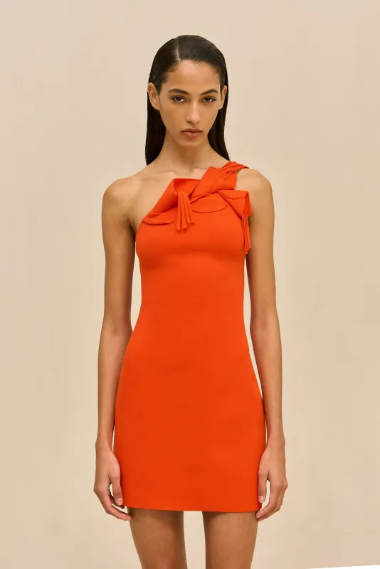 CAMELIA KNIT DRESS - TANGELO made by Cult Gaia