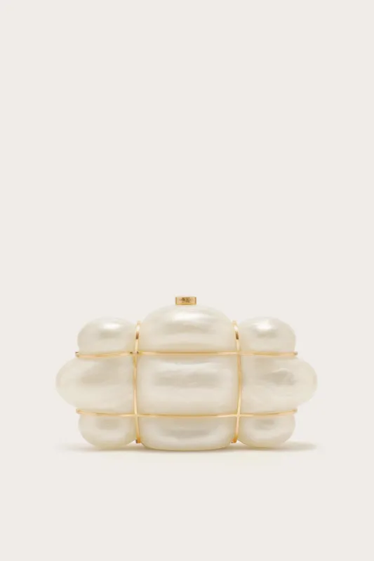 BOLLA CLUTCH - IVORY made by Cult Gaia