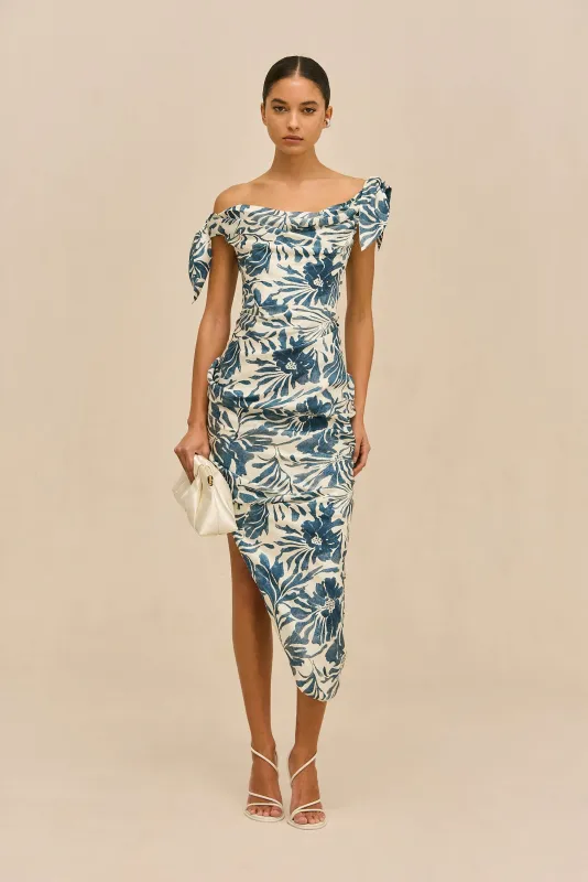 ITHACA DRESS - ETCHED FLORAL made by Cult Gaia