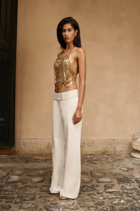 KYE TOP - PALE GOLD made by Cult Gaia