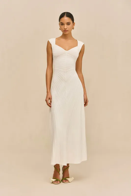 MAIA KNIT DRESS - OFF WHITE made by Cult Gaia