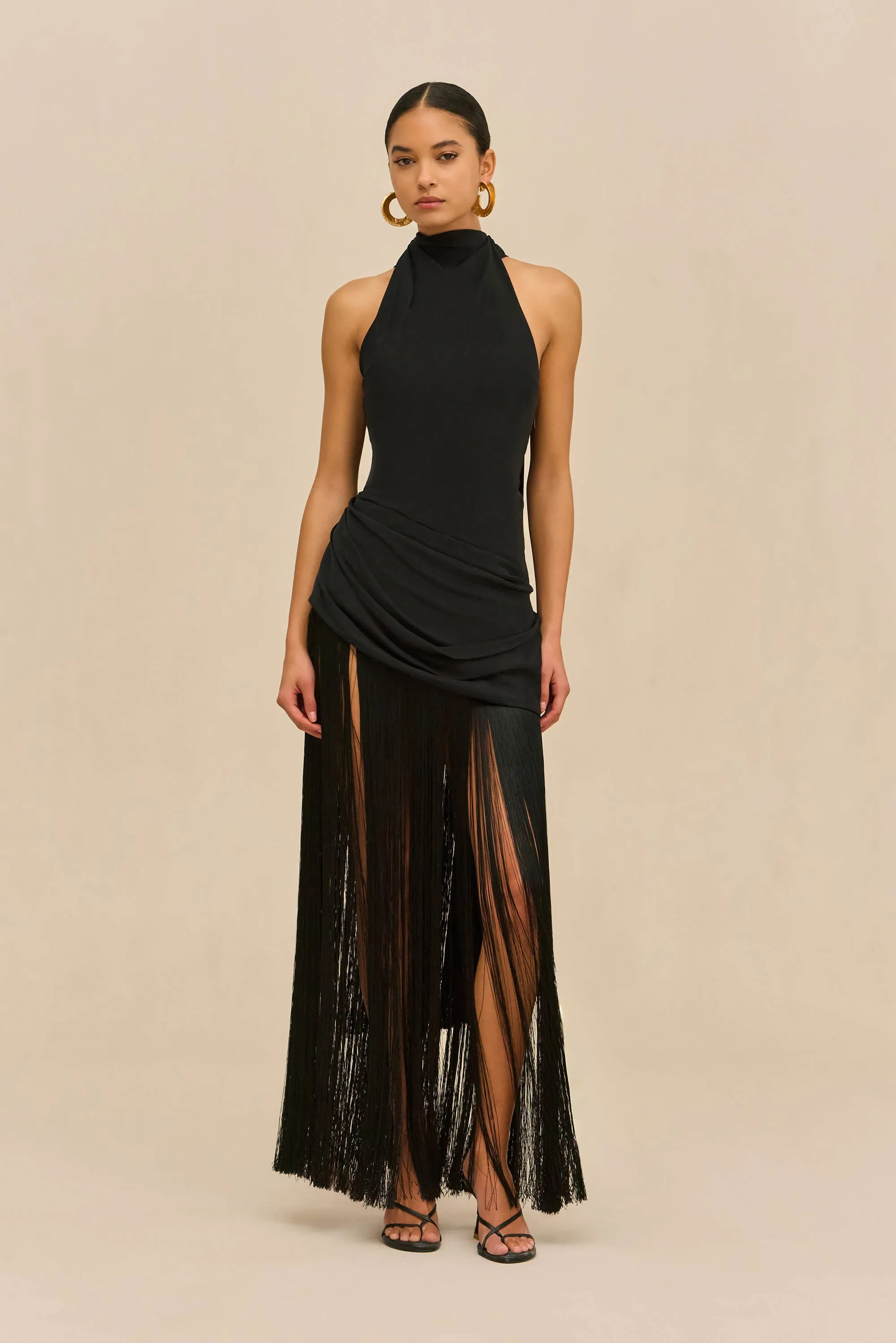 NOOSHA DRESS - BLACK sold by Cult Gaia