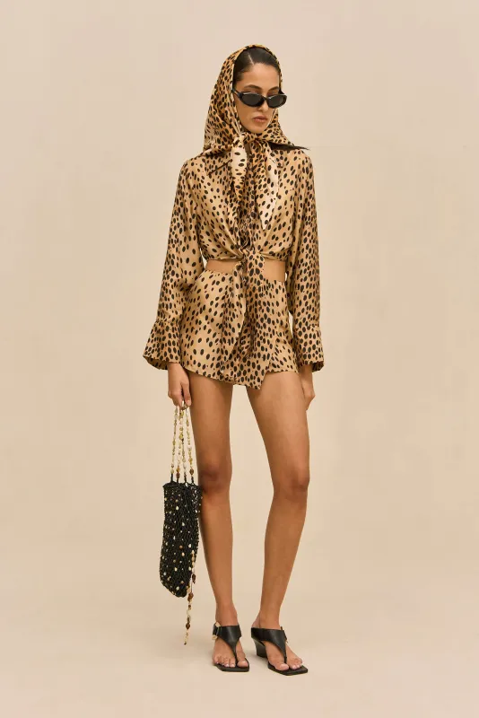 POSEY SKORT - CHEETAH made by Cult Gaia