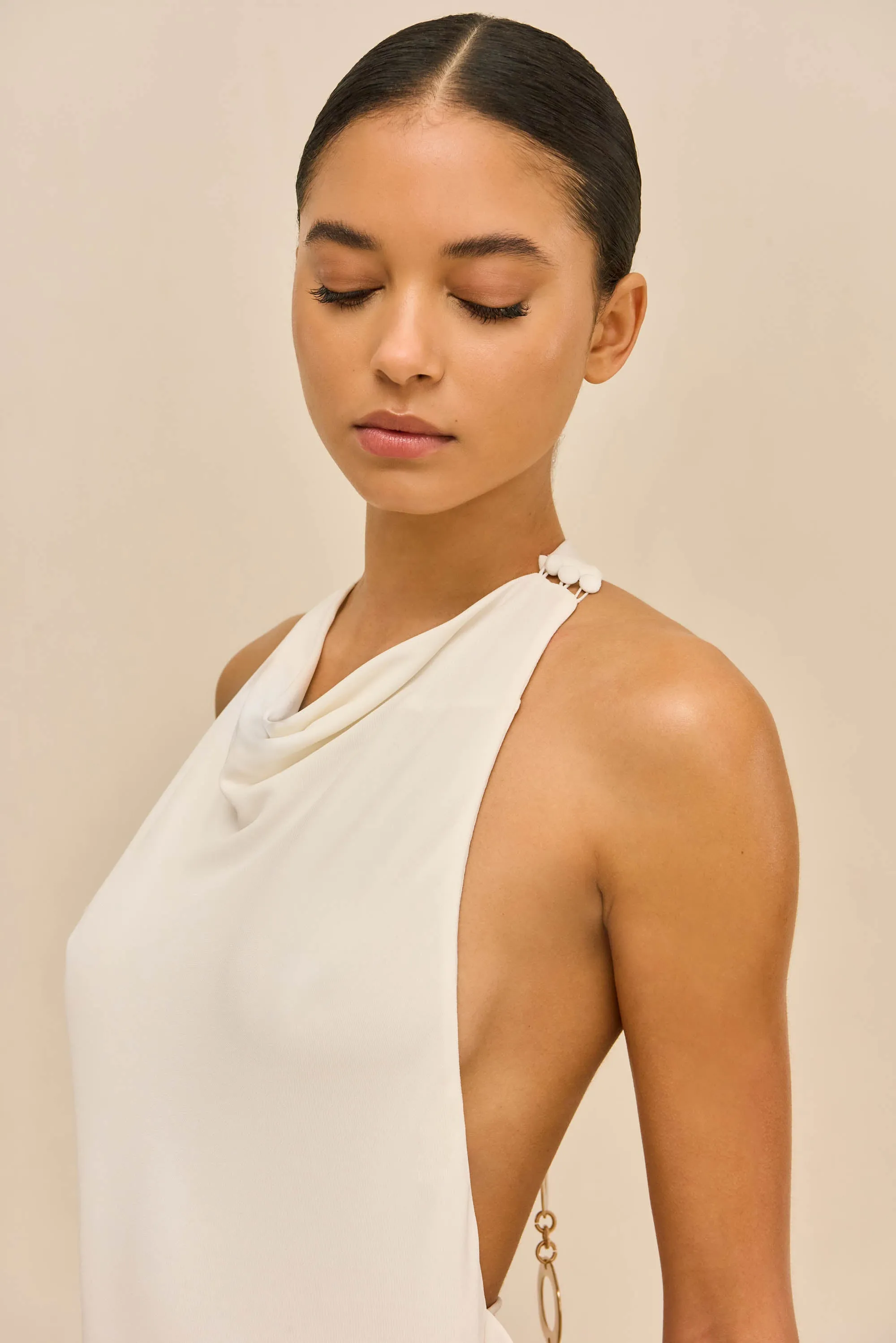 SIENA GOWN - OFF WHITE sold by Cult Gaia product image thumbnail 5