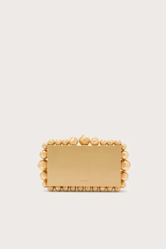 EOS METAL CLUTCH - BRUSHED BRASS made by Cult Gaia