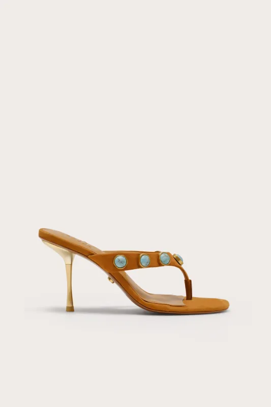 STELLA HEEL - TOASTED CARAMEL made by Cult Gaia