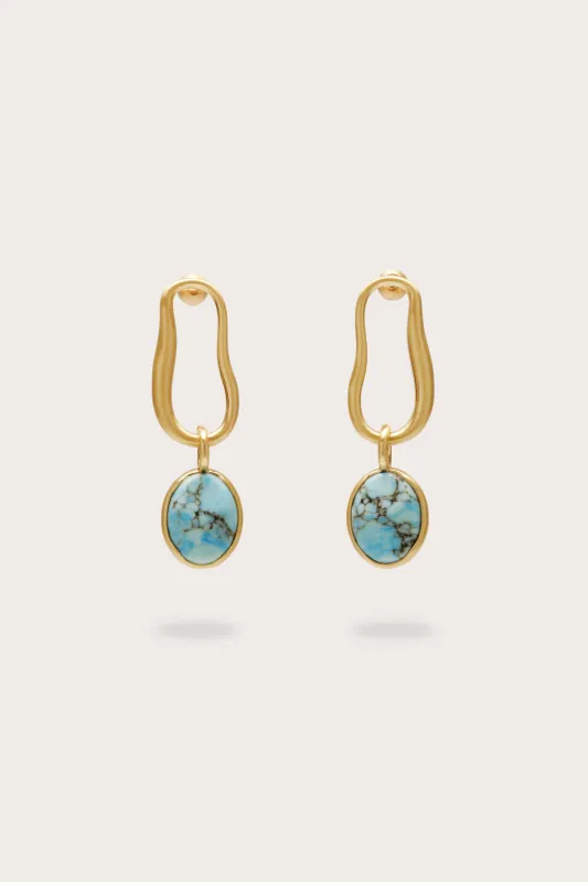 VERA EARRING - TURQUOISE MULTI made by Cult Gaia