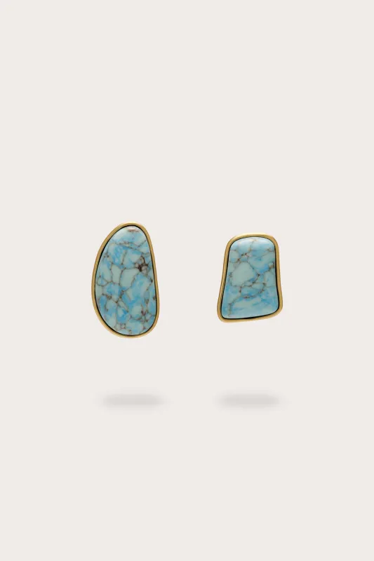 YUSRA EARRING - TURQUOISE MULTI made by Cult Gaia