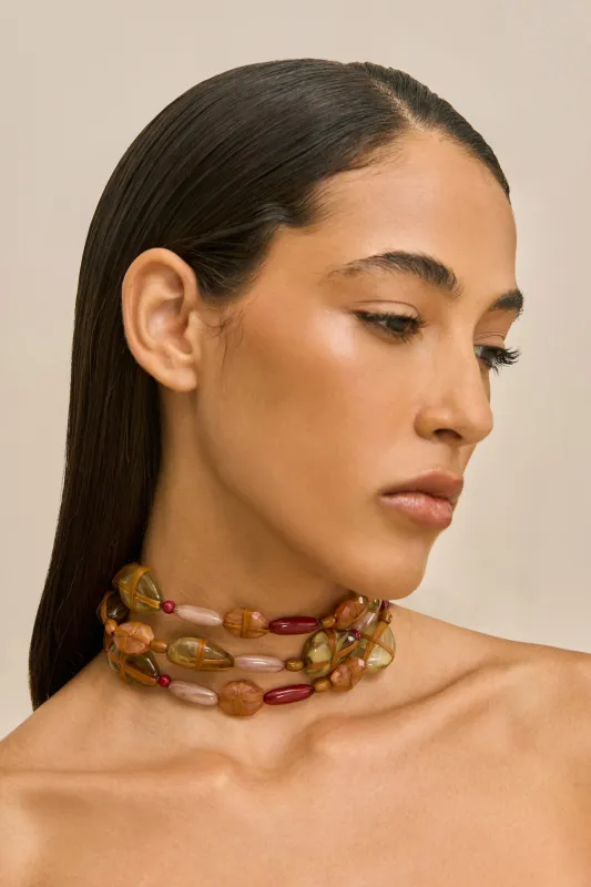 TYGRA CHOKER - LUWAK MULTI made by Cult Gaia