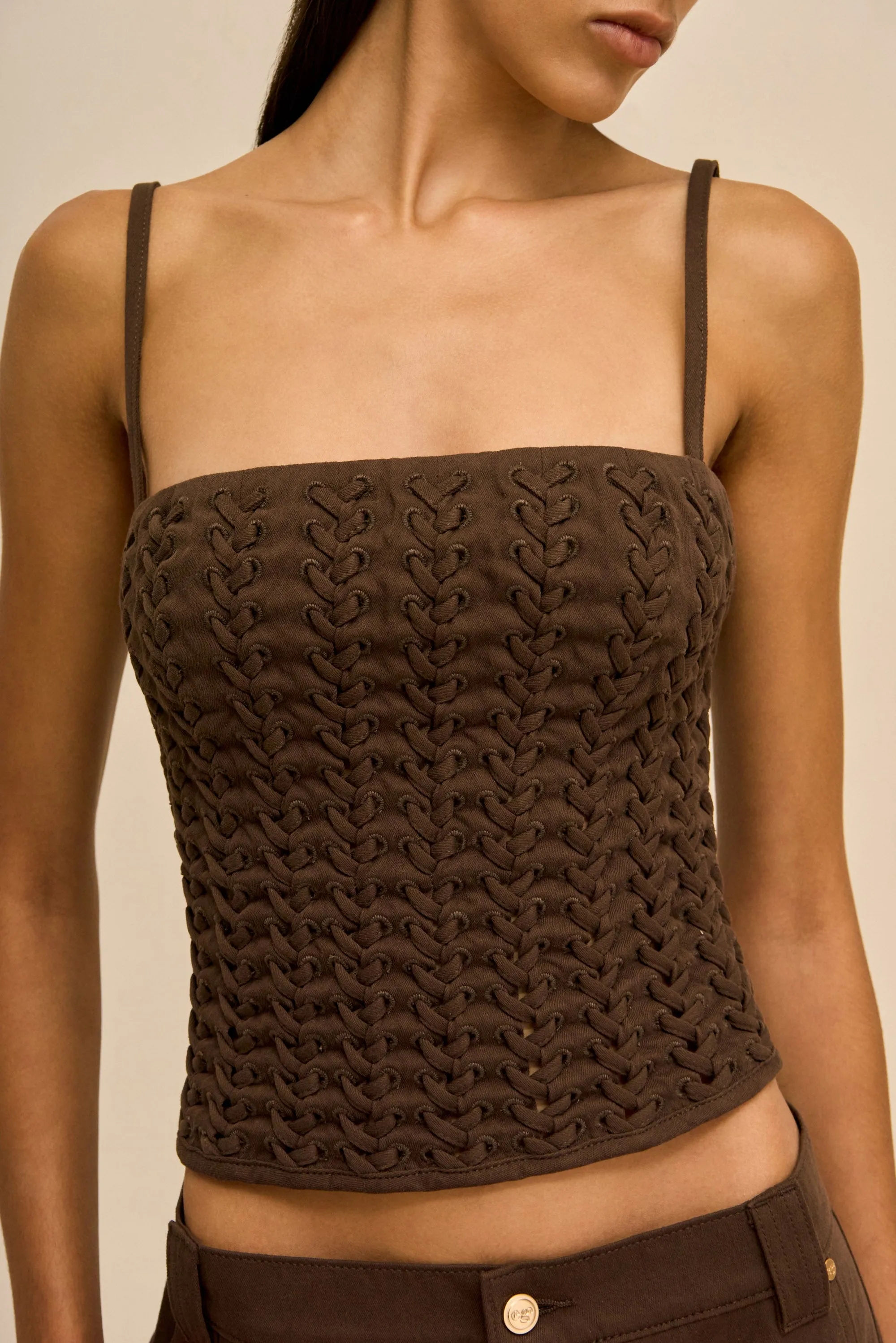 BRAIDEN TOP - WREN sold by Cult Gaia